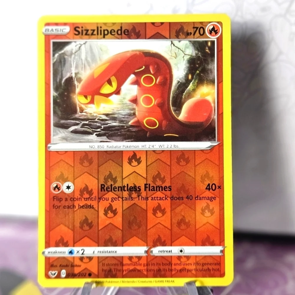 Sizzlipede 038/202 Trading Card